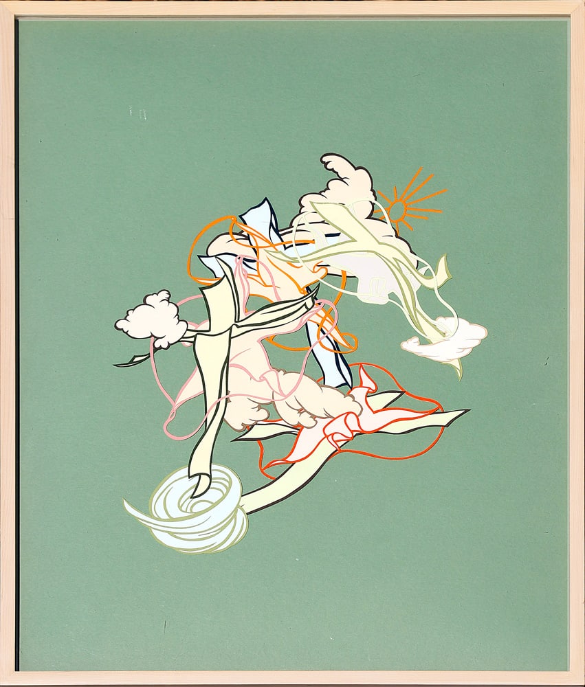 Pablo VARGAS: "Golgotha" - Paper Collage (1 of 3)