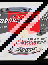 After Andy WARHOL: Cream of Mushroom Soup Can