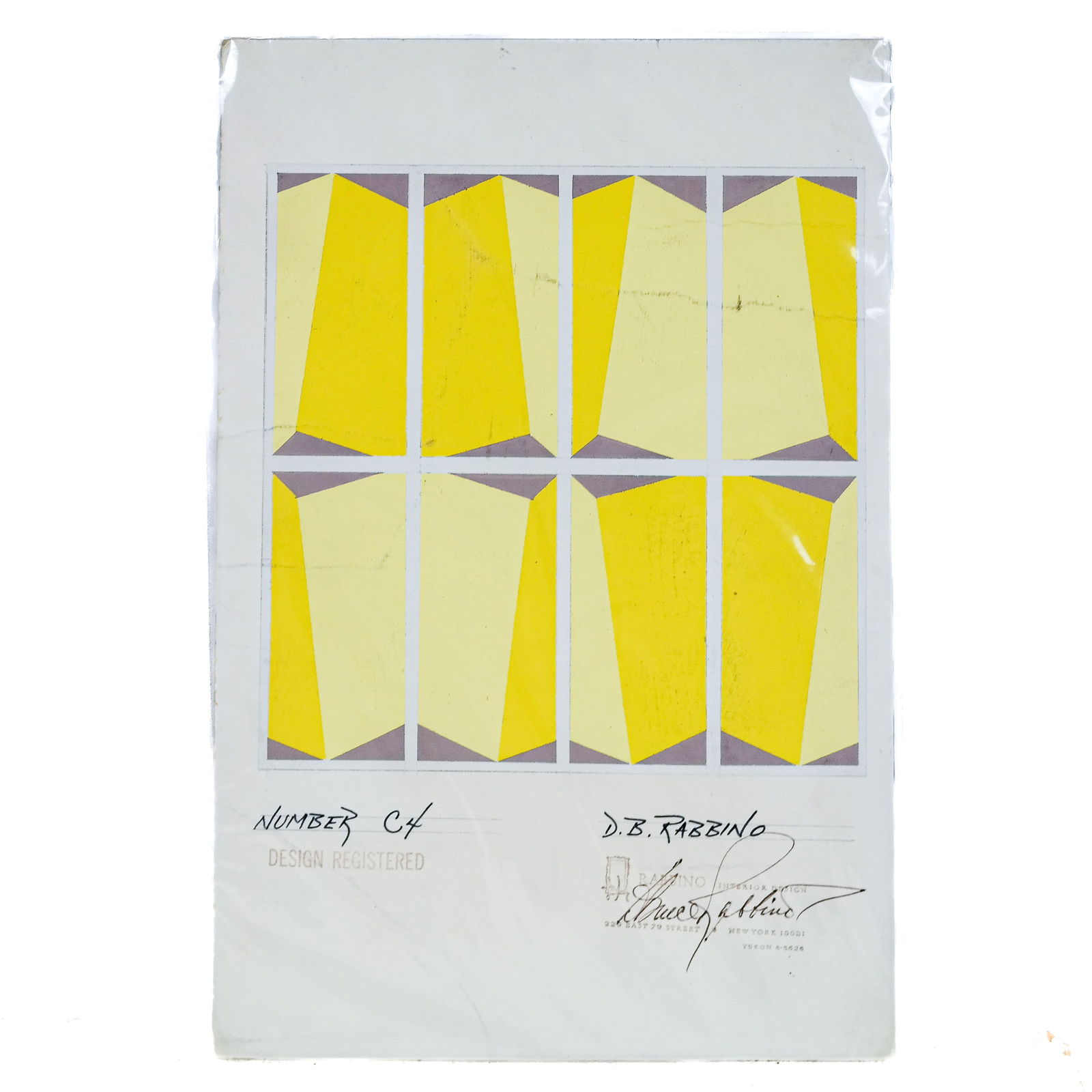 D.B. RABBINO: "Number C4" - M/M Design (1 of 7)