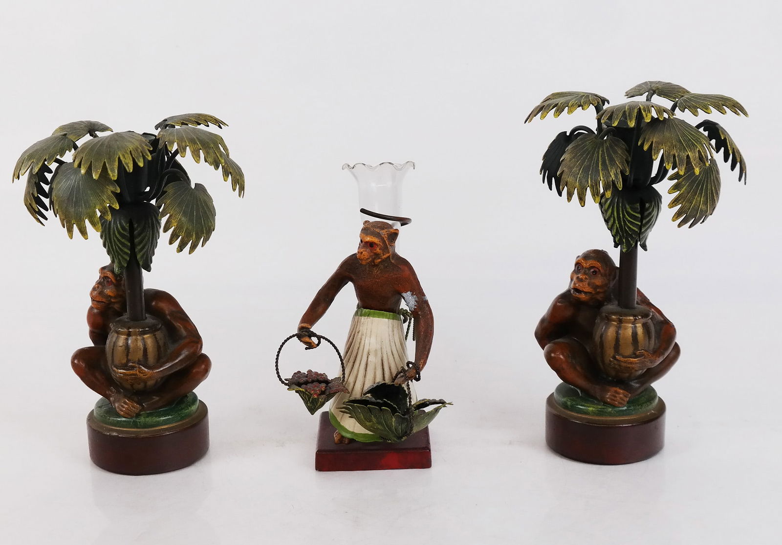 Hollywood Regency-Style Tole Monkey Motif Articles (1 of 11)