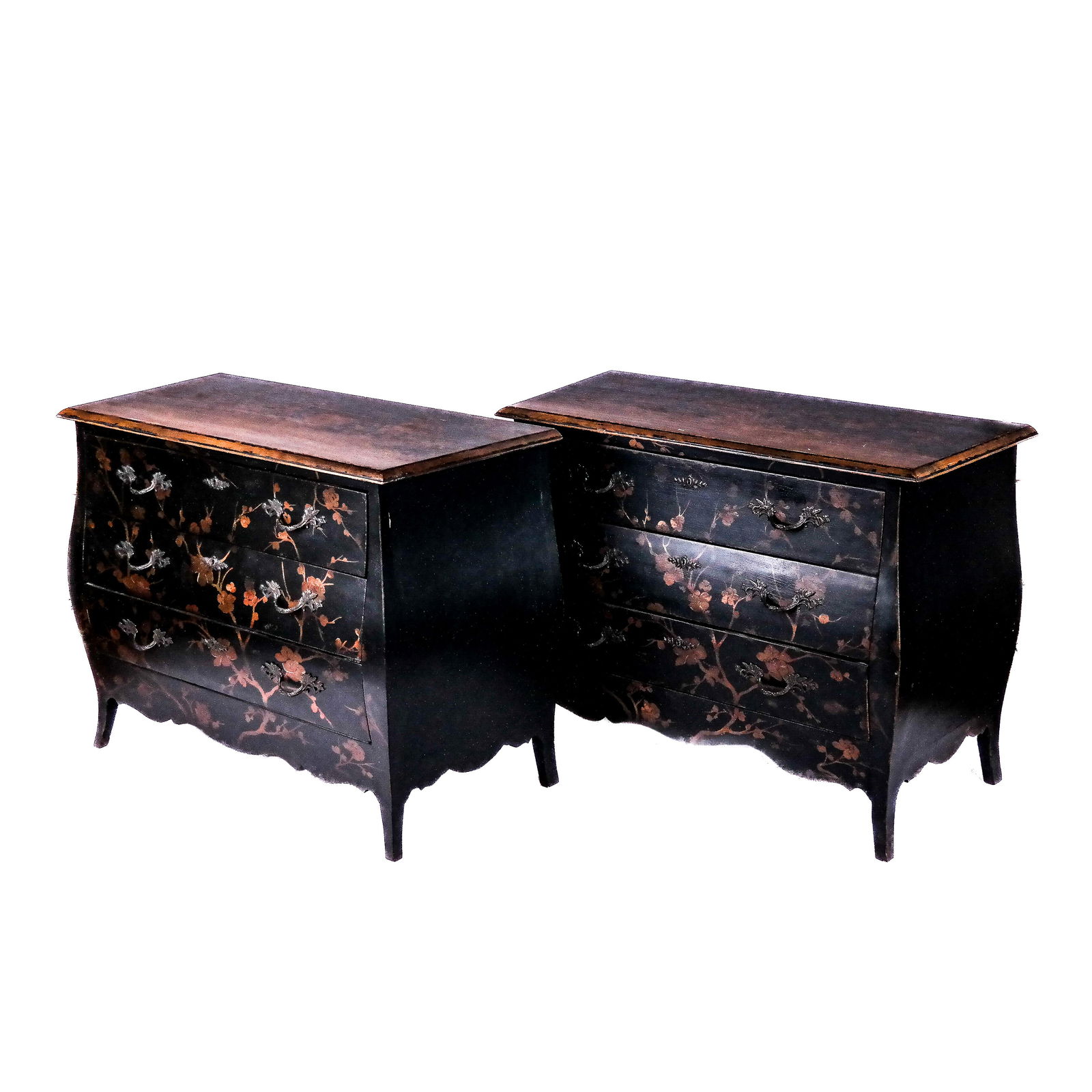 Pair of Reproduction 3-Drawer Chests (1 of 13)