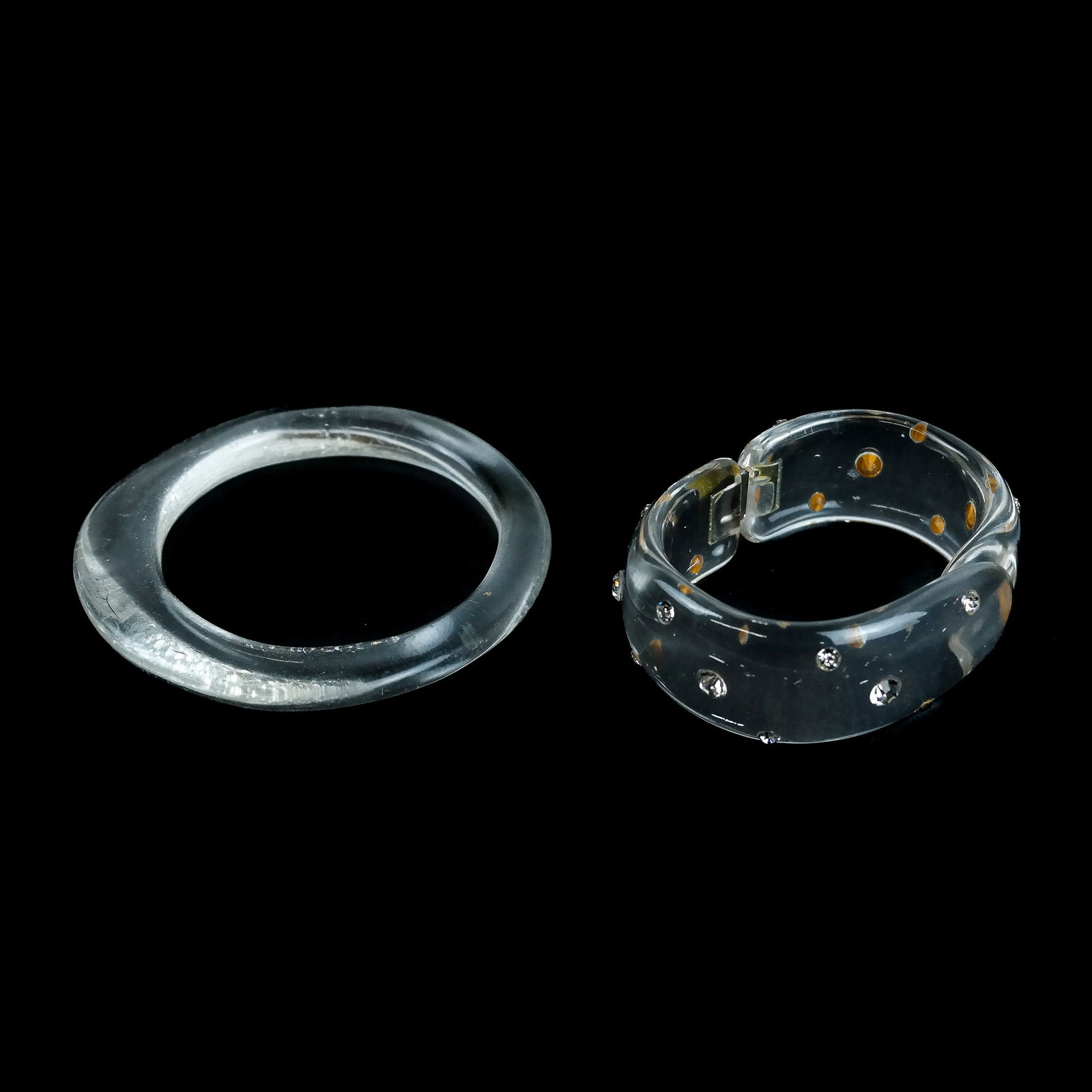 Two Clear Acrylic Bracelets (1 of 7)