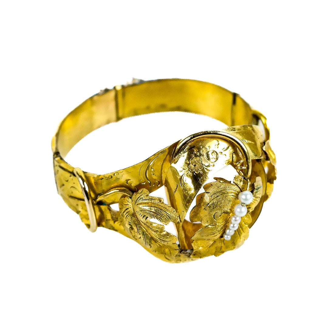 Victorian Gold & Pearl Bracelet (1 of 7)