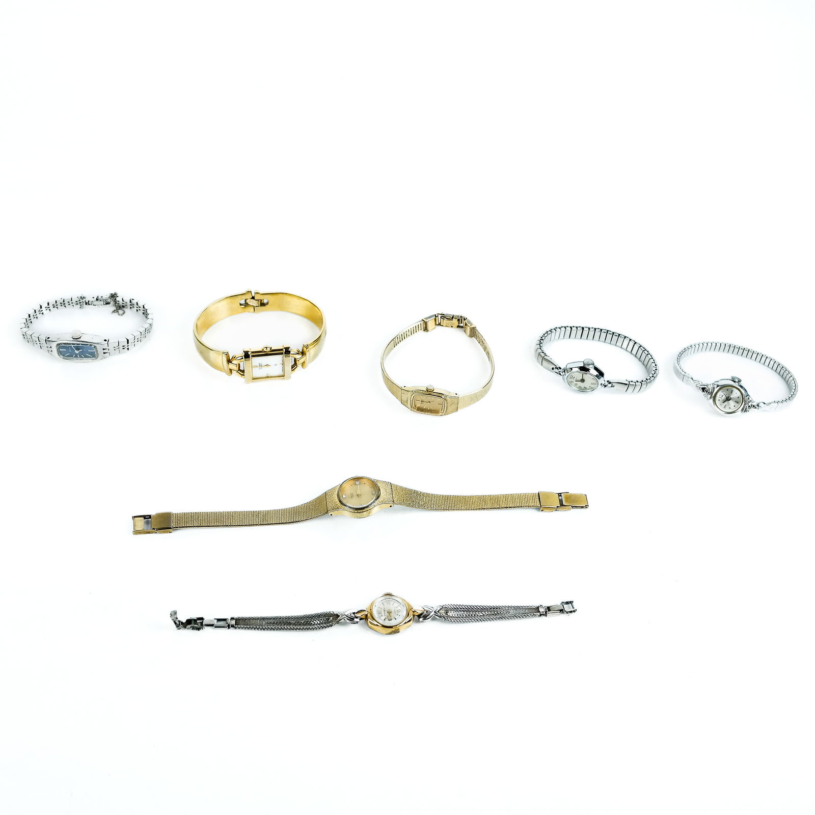 Assembled Group of Metal Wristwatches (7) (1 of 13)