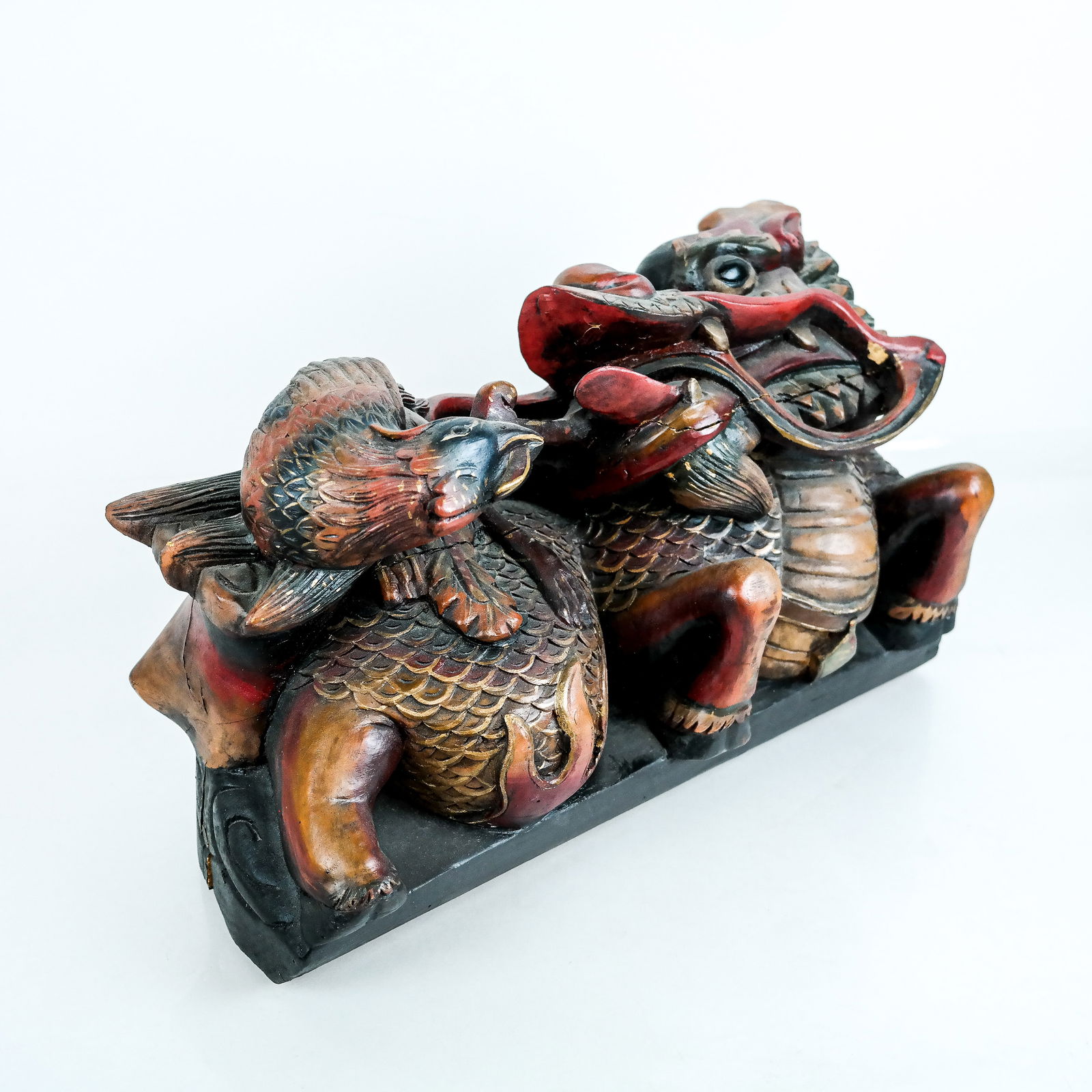 Asian Carved Wood Group (1 of 7)