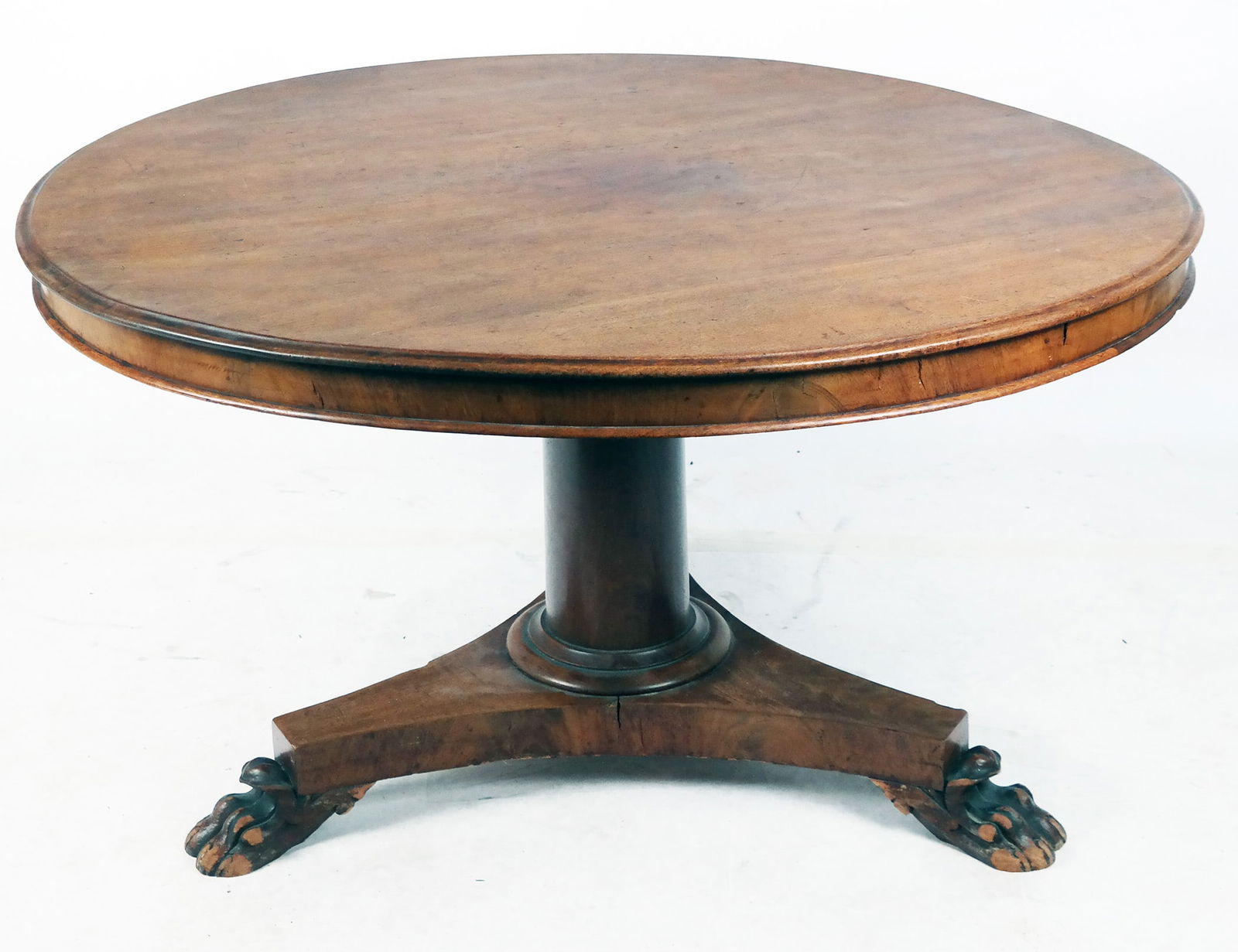 English Regency Mahogany Flip Top Center Table (1 of 10)
