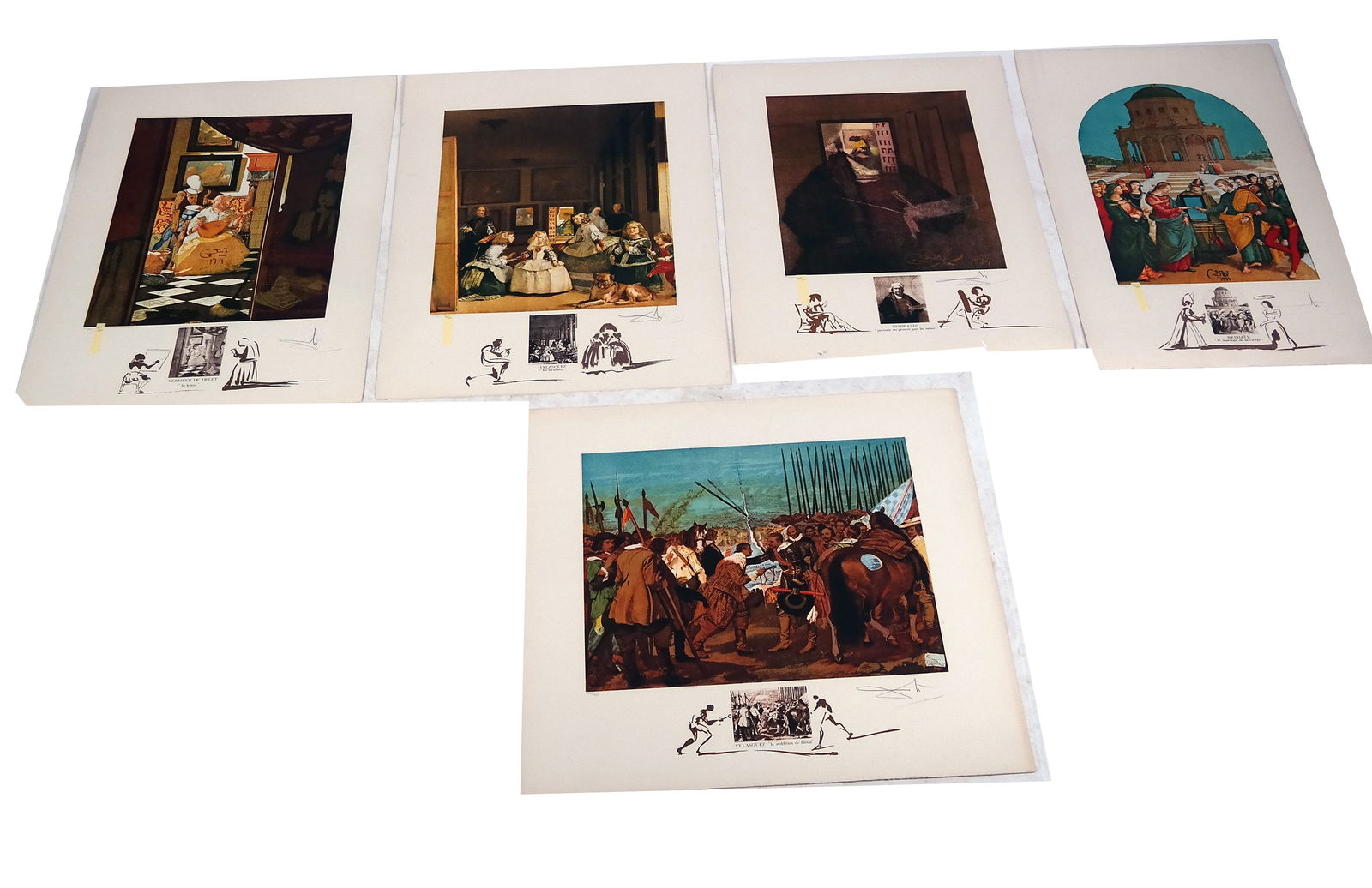 Salvador DALI: "Changes in Great Masterpieces" (5) (1 of 19)