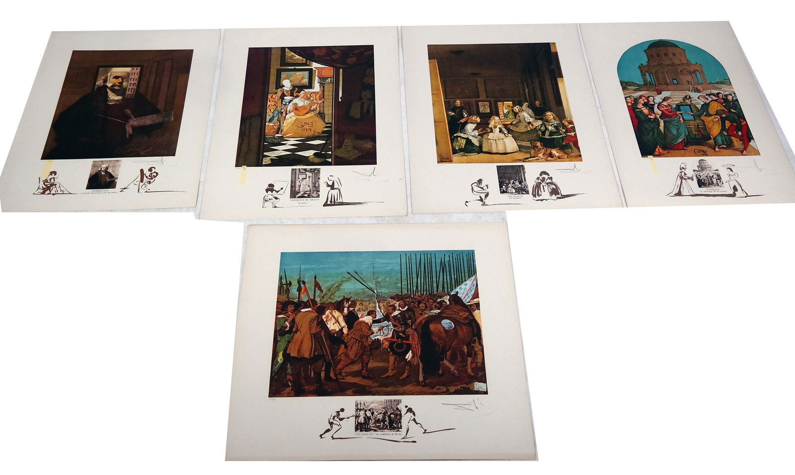 Salvador DALI: "Changes in Great Masterpieces" (5) (1 of 20)