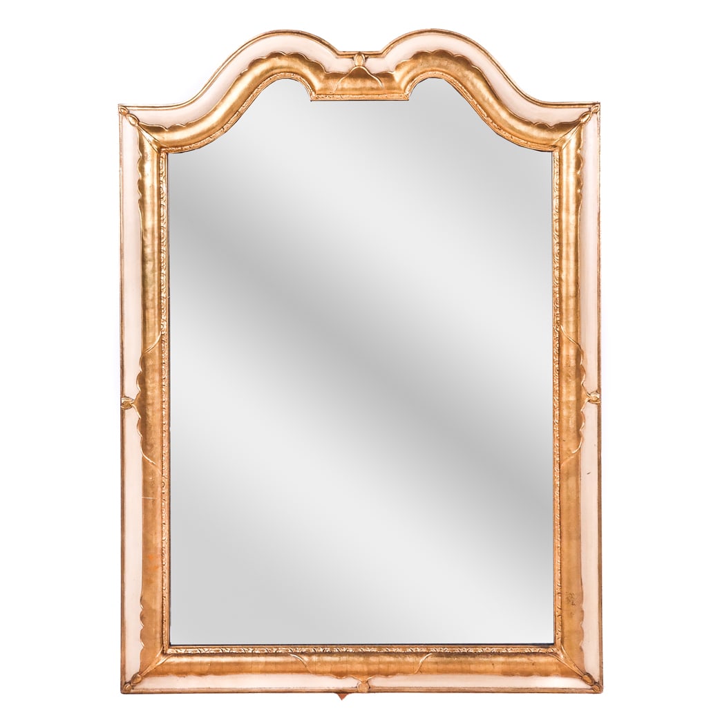 Florentine-Style Gold and White Mirror 20th C (1 of 8)