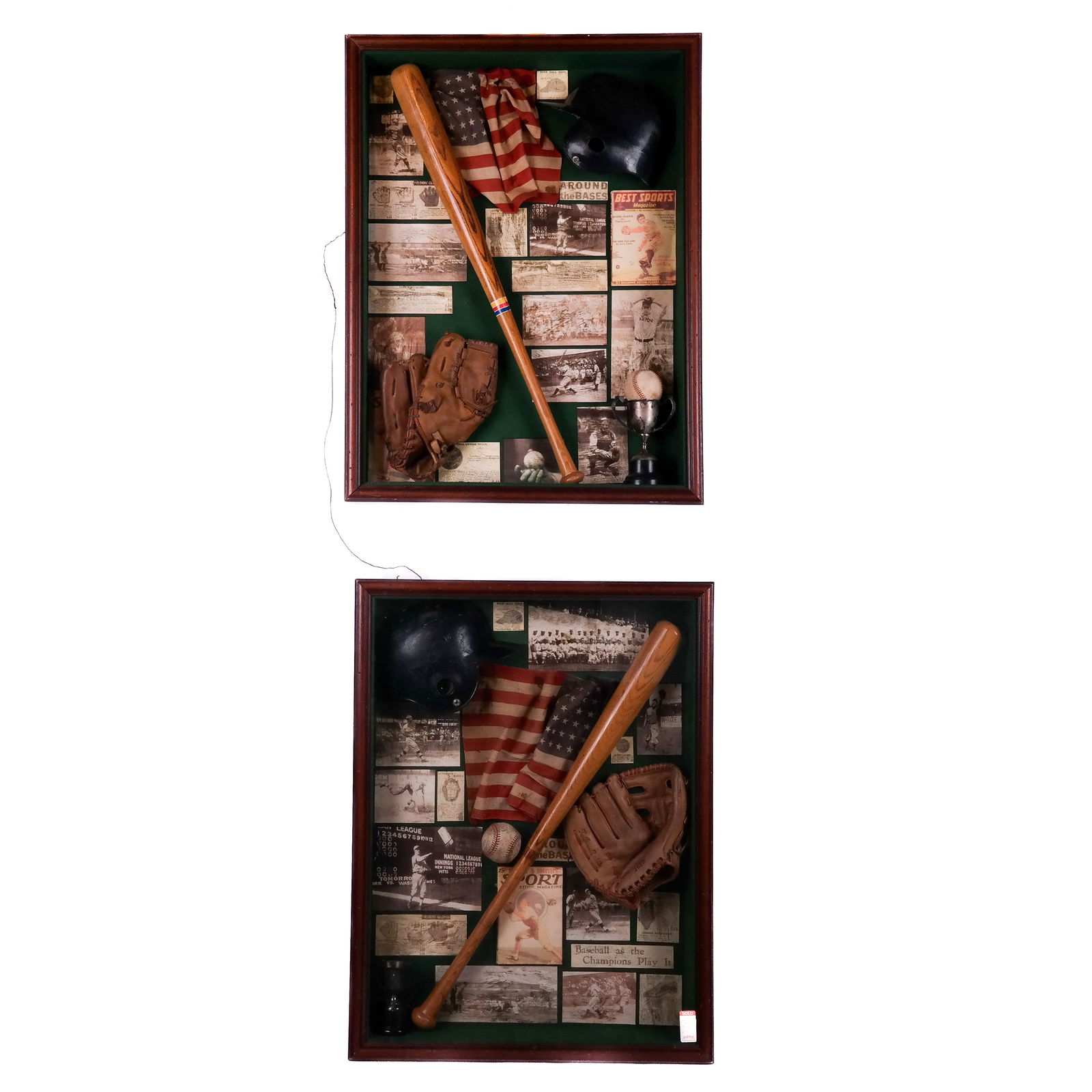 Two Framed Baseball Collages (1 of 16)