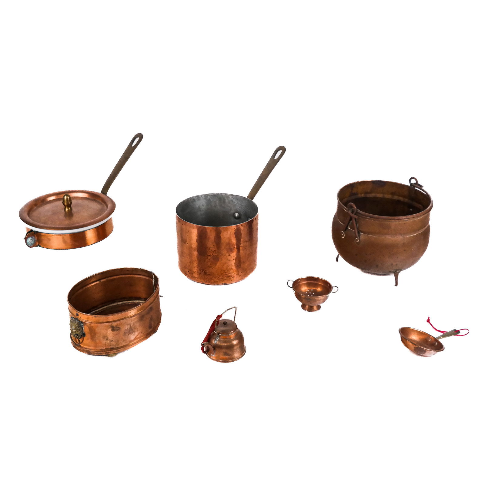 Assorted Copper Cookware & Miniatures (1 of 10)