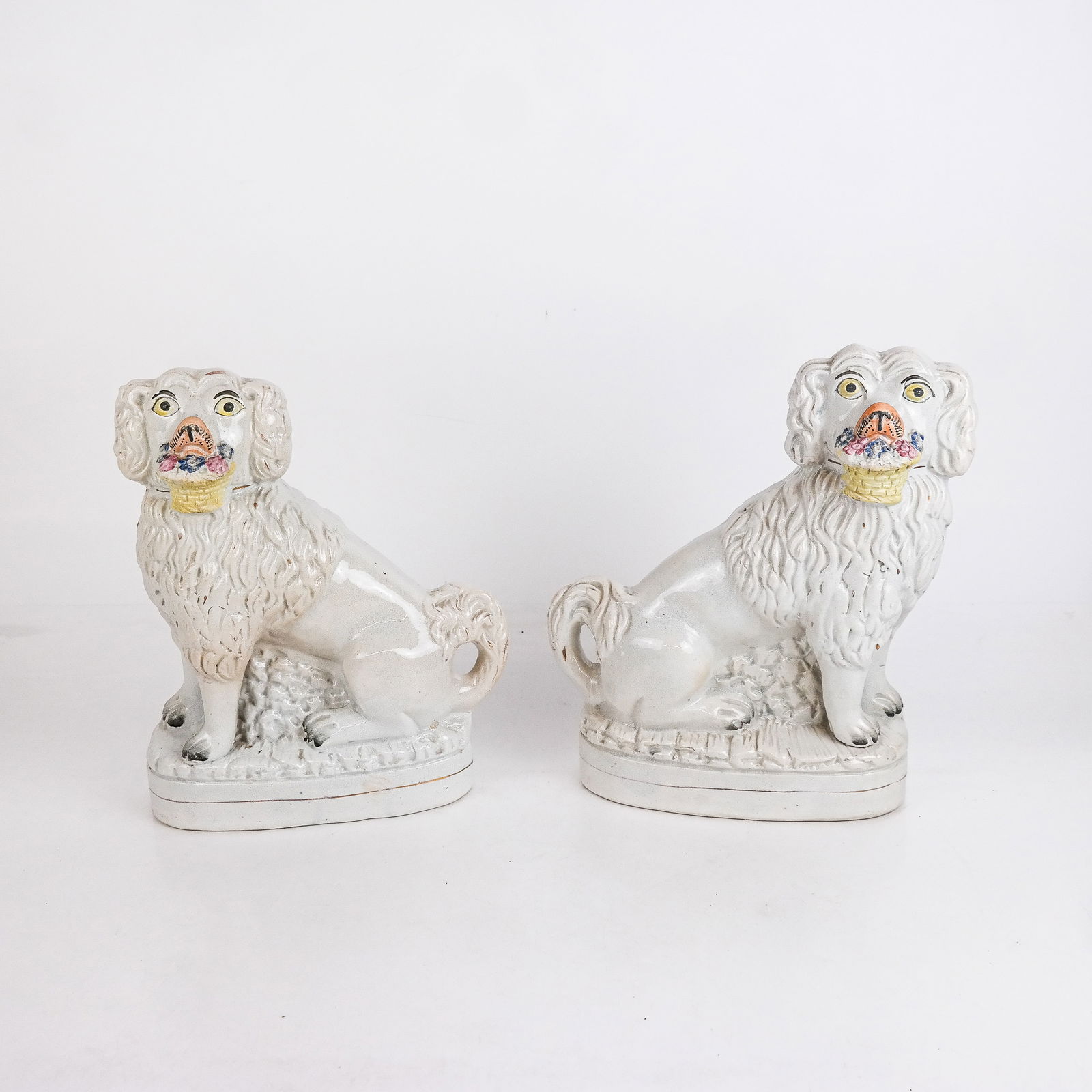 Pair of Staffordshire Spaniels (1 of 9)