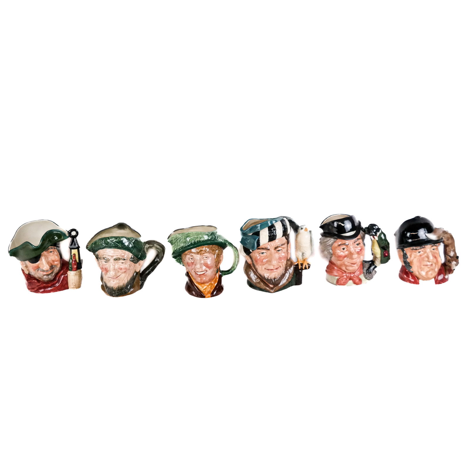 Six Large Royal Doulton Toby Mugs (1 of 15)