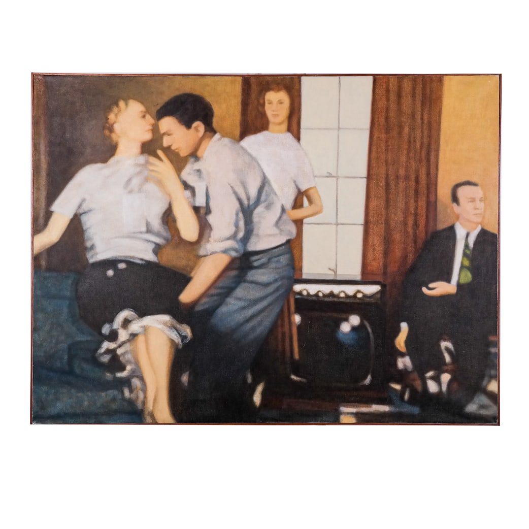 Robert Beckman - Interior Study - Oil Painting (1 of 9)