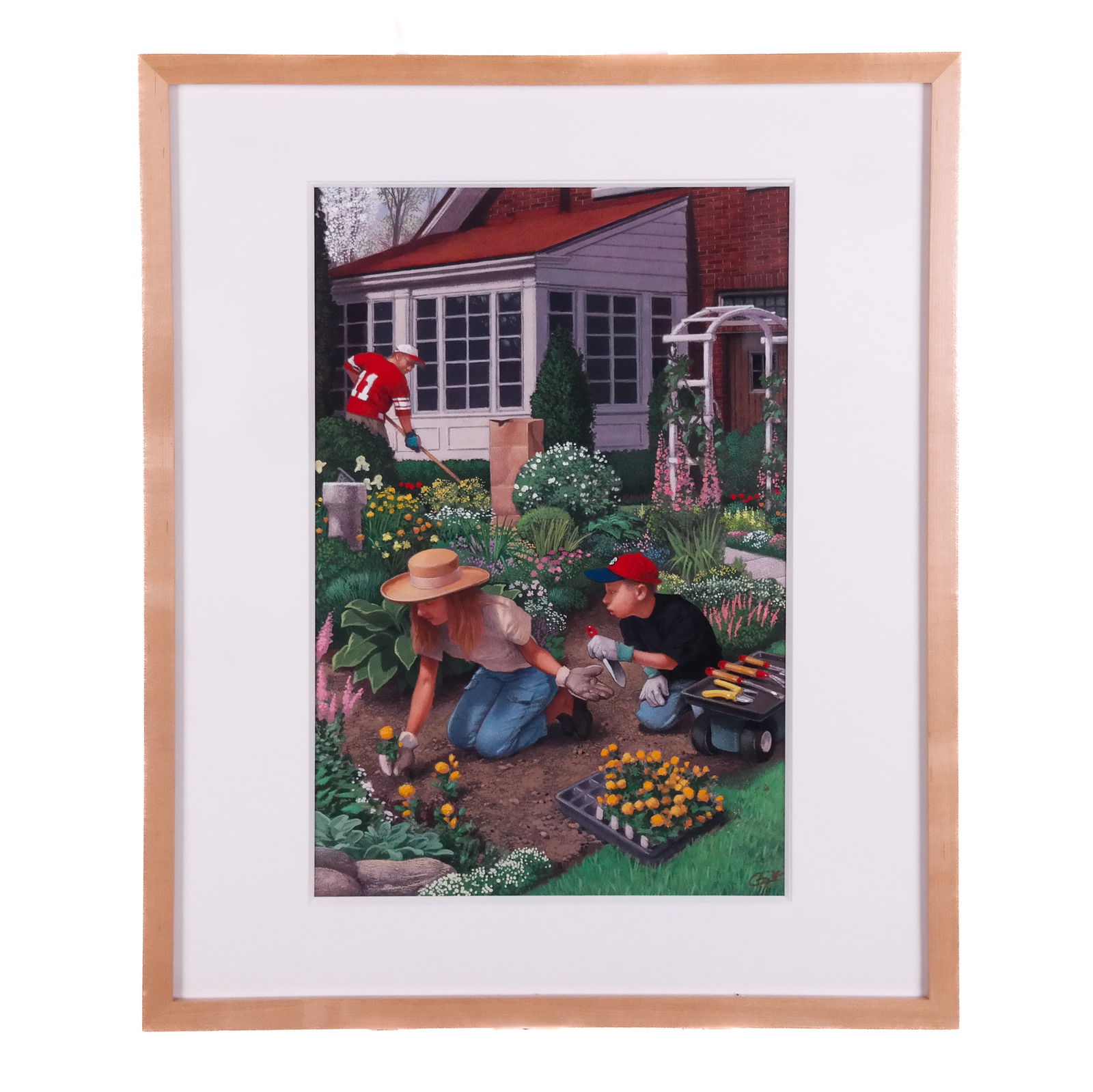 C.F. PAYNE: "Earth Day" - Mixed Media (1 of 9)