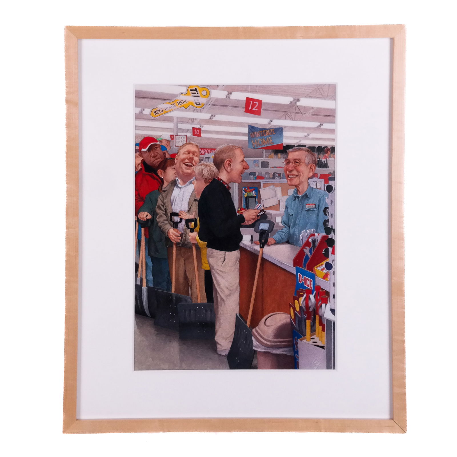 C.F. PAYNE: "First Snow" - Mixed Media (1 of 10)