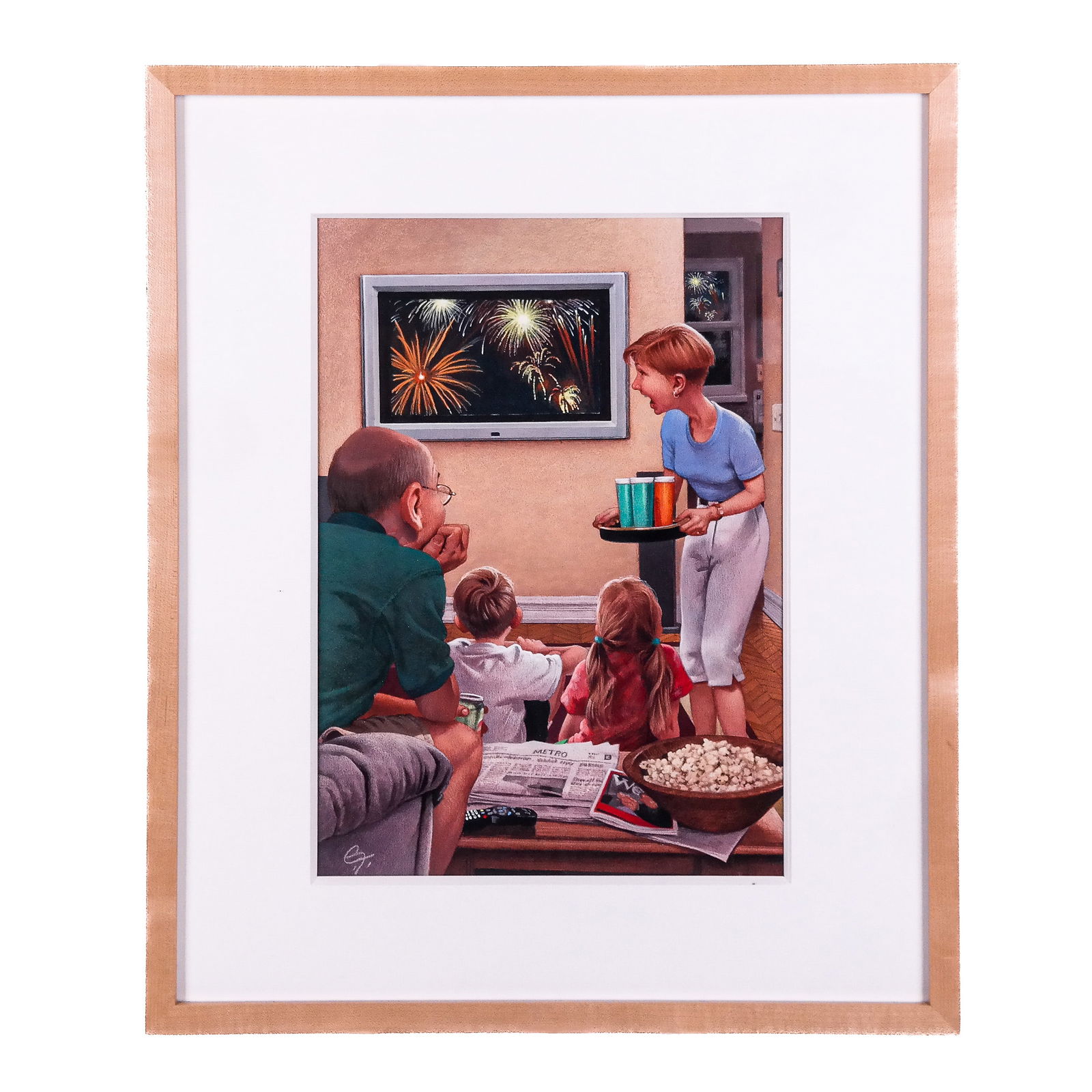 C.F. PAYNE: "Prime Time" - Mixed Media (1 of 8)