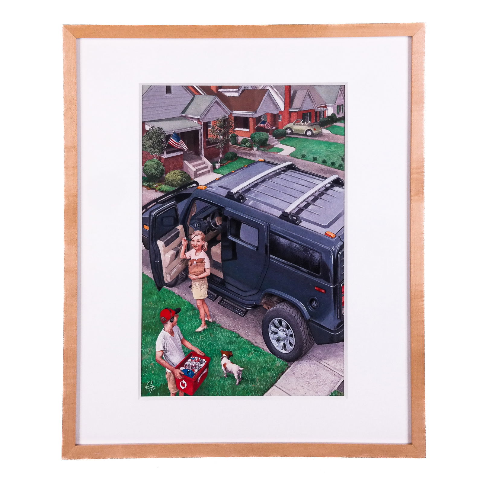 C.F. PAYNE: "Waste Lines" - Mixed Media (1 of 8)