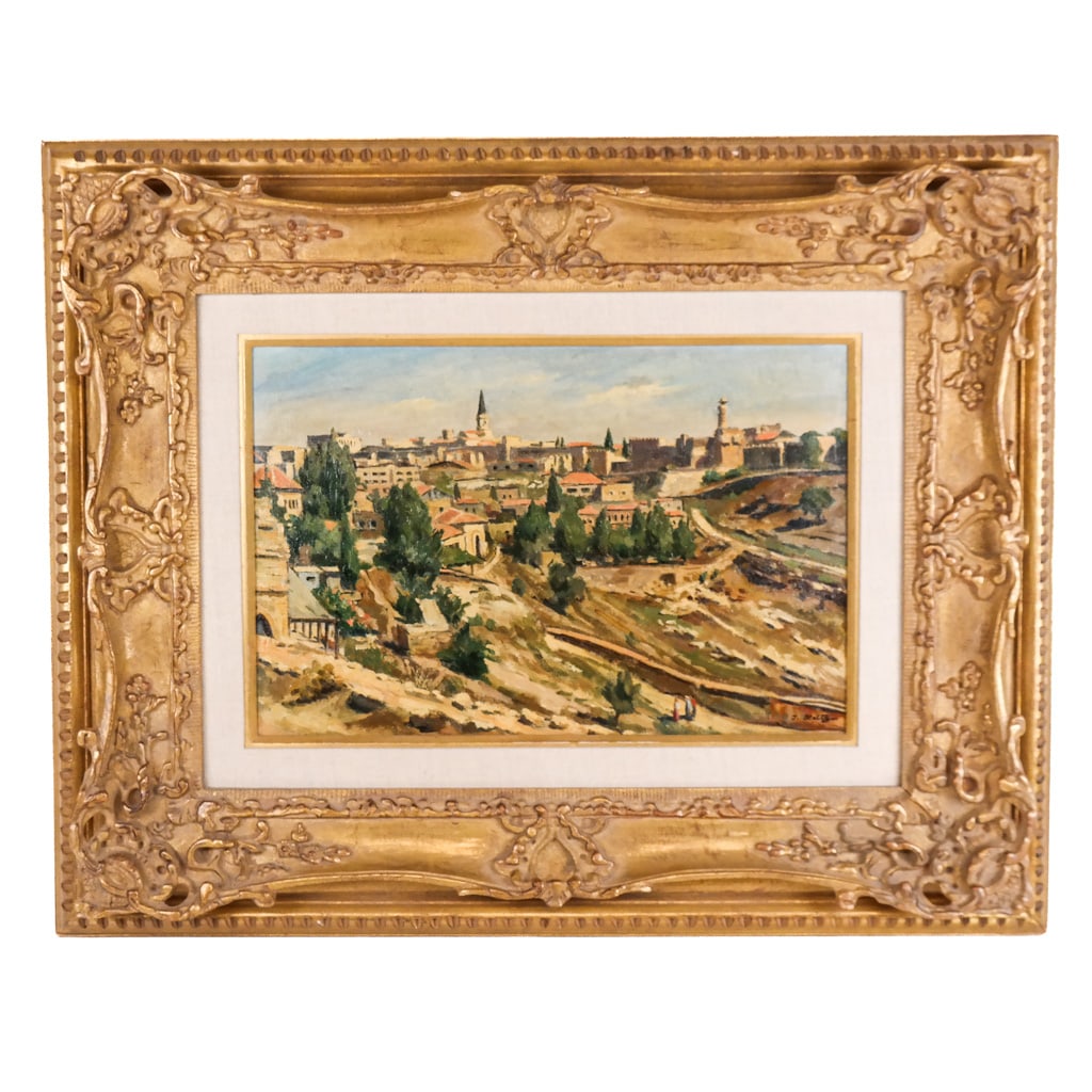 Jack Itshak HOLTZ: "Jerusalem," Signed O/C (1 of 12)