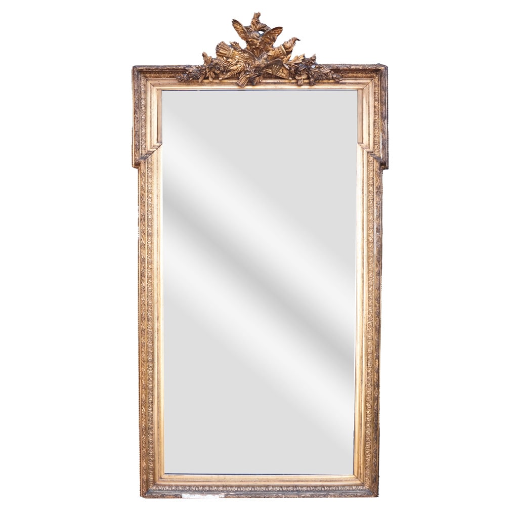 Neoclassical-Style Giltwood Pier Mirror (1 of 12)