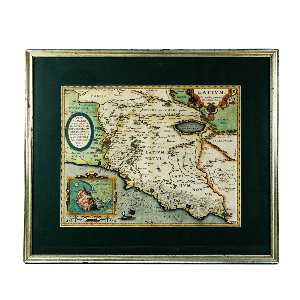 After Abraham ORTELIUS: Colored Map (1 of 10)