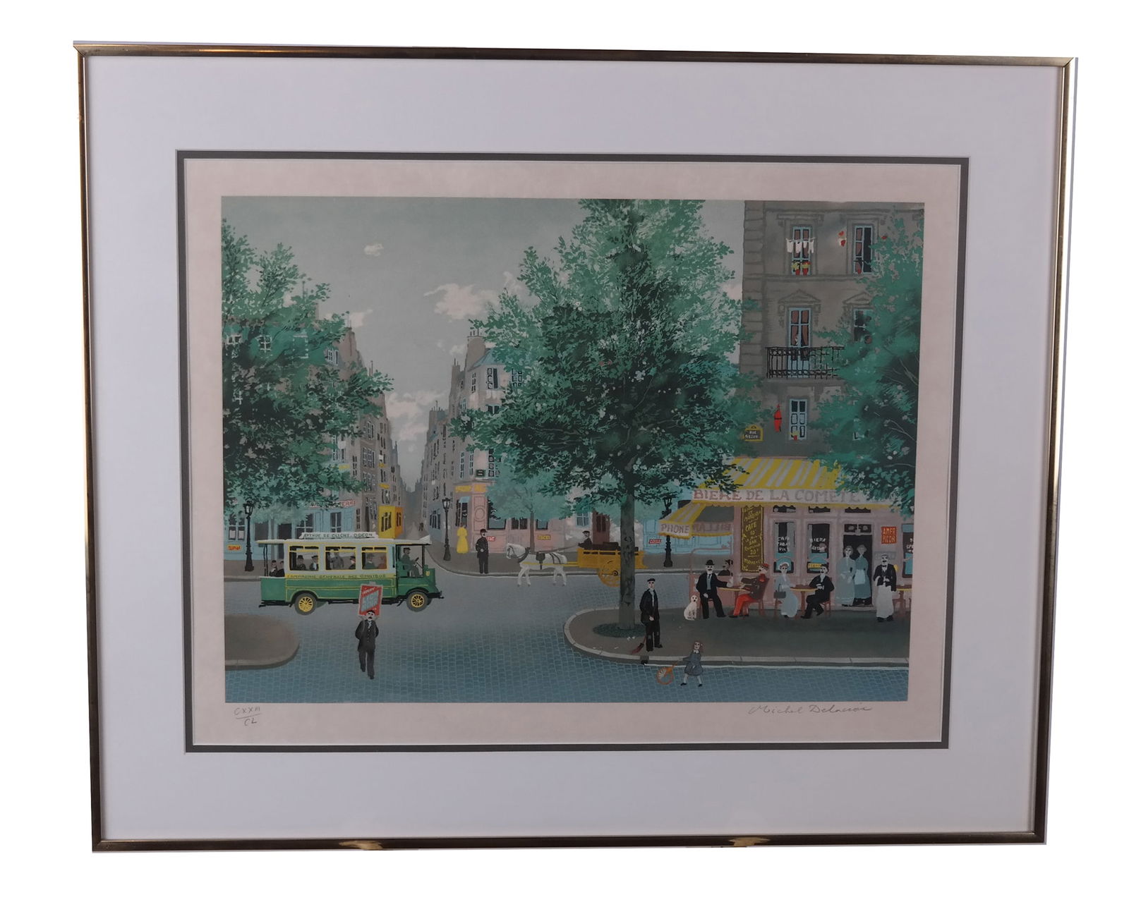 Michel DELACROIX: Parisian Street Scene - Lithogra (1 of 9)