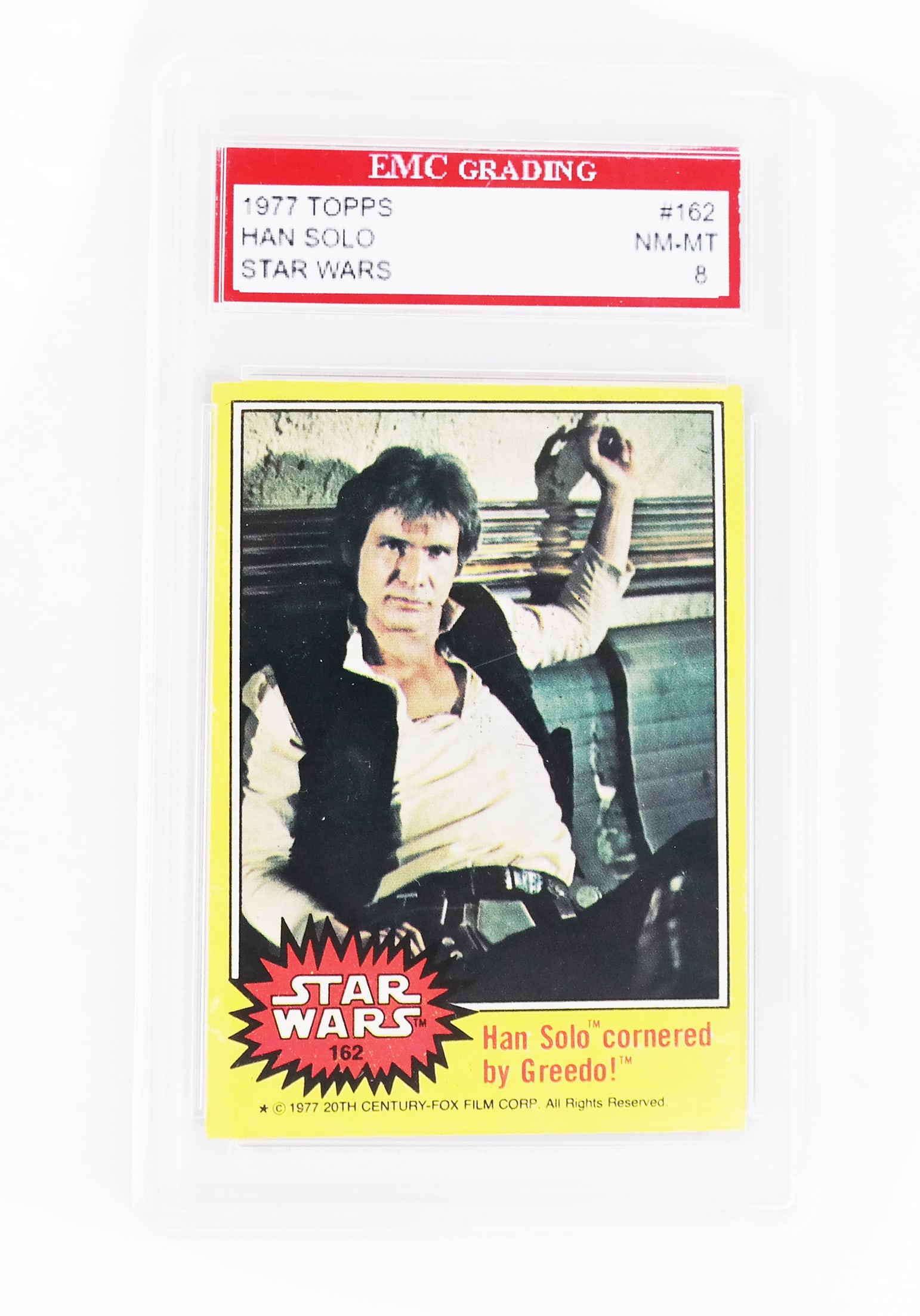 Han Solo Topps 1977 Star Wars Card (1 of 6)
