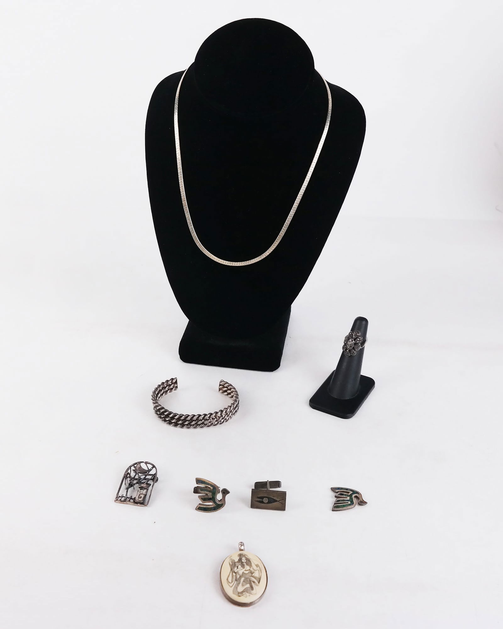 Group of Silver & Silver-Tone Jewelry (1 of 16)