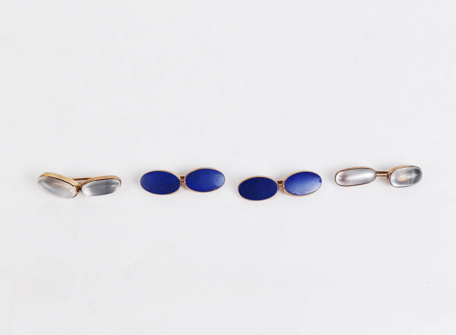 Two Pairs 14K Gold Cufflinks (1 of 6)