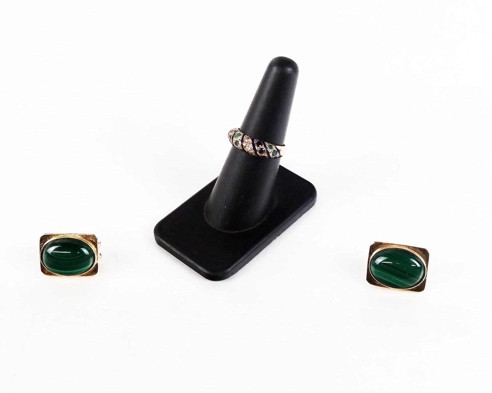 14K Gold Earrings and a 14K Gold Ring (1 of 8)