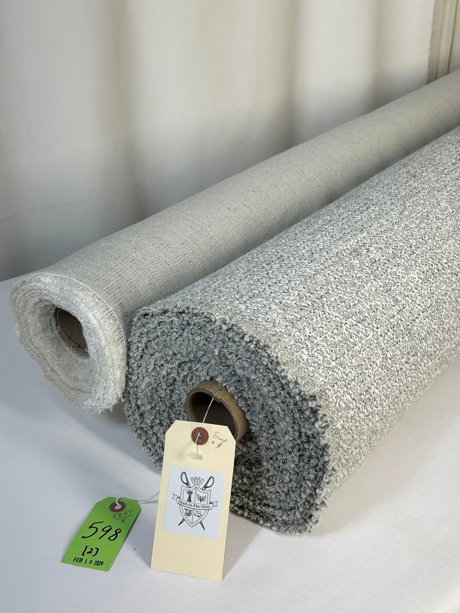 Glant Upholstery Texture and Tinseled Sheer Fabric (1 of 6)