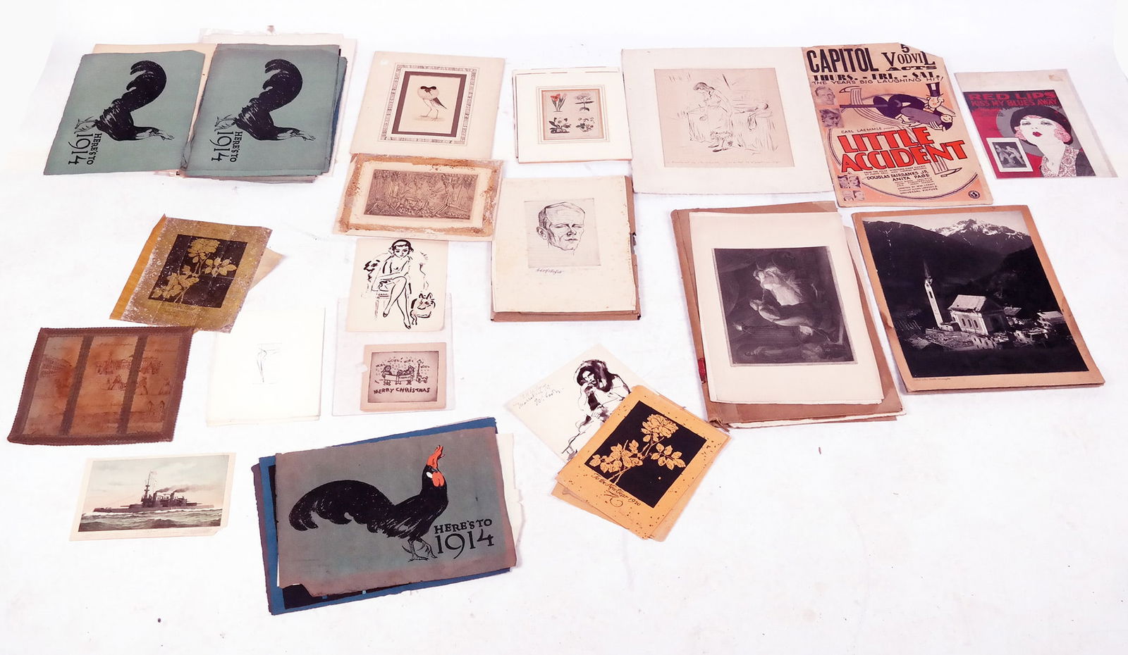 Large Collection of Original Signed Works (1 of 10)