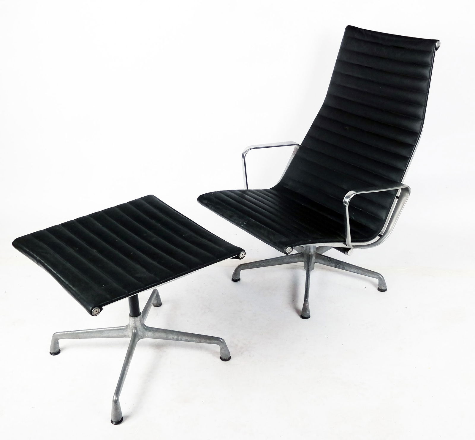 Modern Herman Miller Armchair & Ottoman (1 of 6)