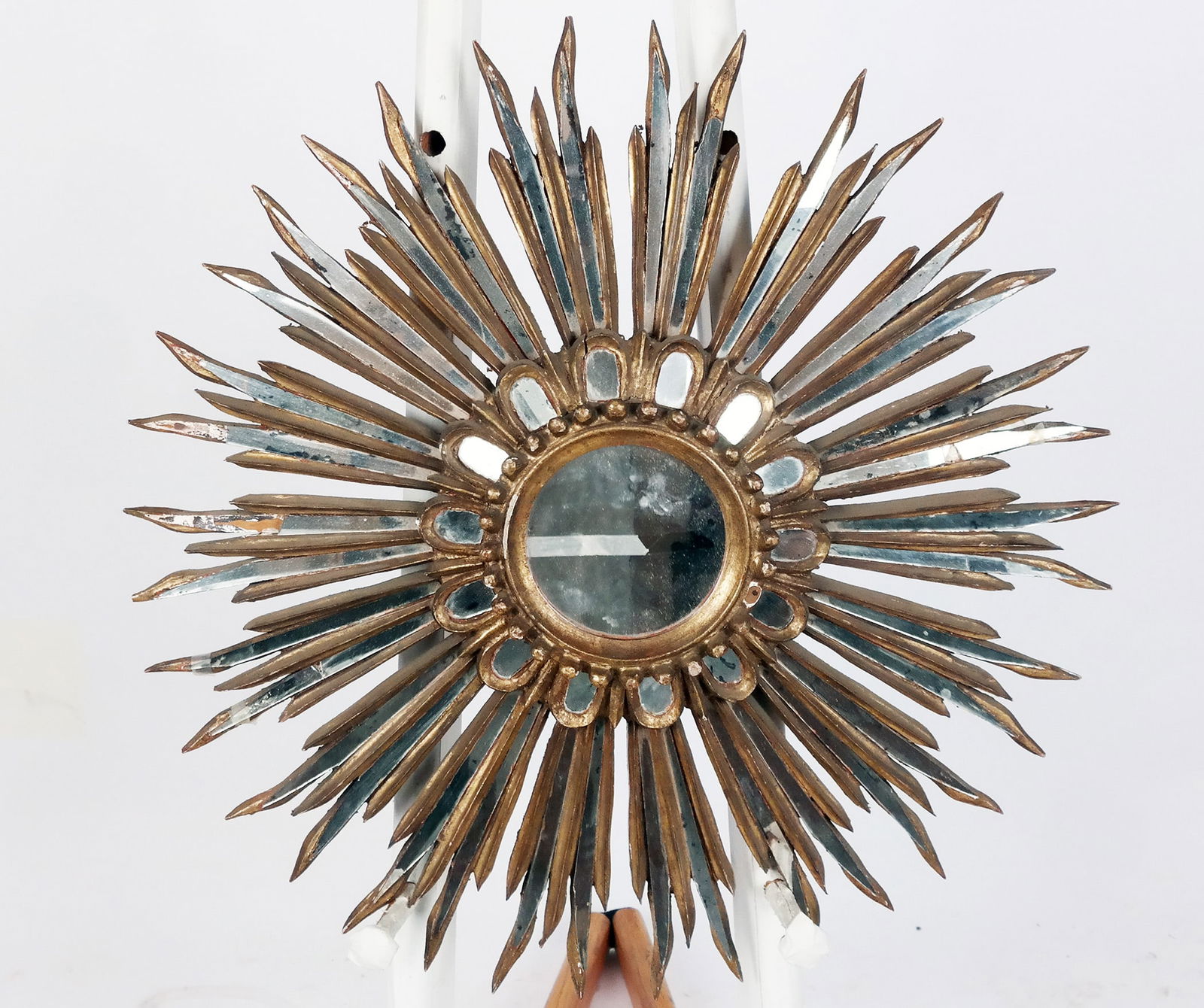 Continental Giltwood Sunburst Mirror (1 of 8)