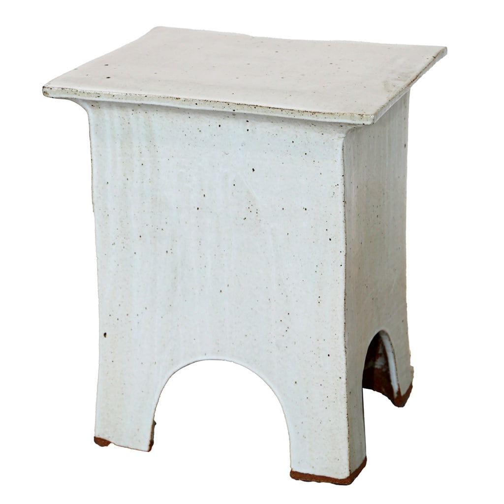 Modern Glazed Ceramic Garden Stool (1 of 7)