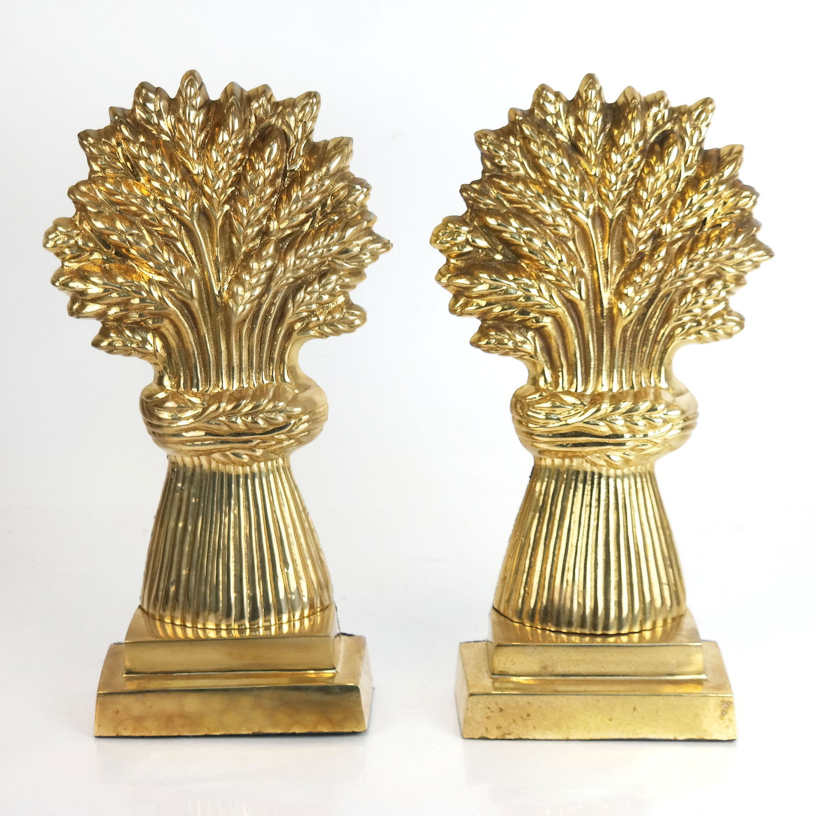Pair of Mottahedeh Gilt Metal Bookends (1 of 5)