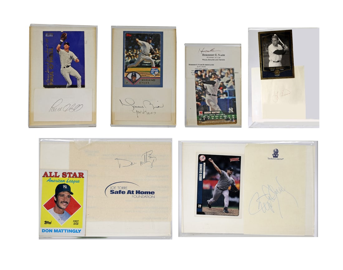 Group of Baseball Memorabilia & Autographs (8 Pcs) (1 of 7)