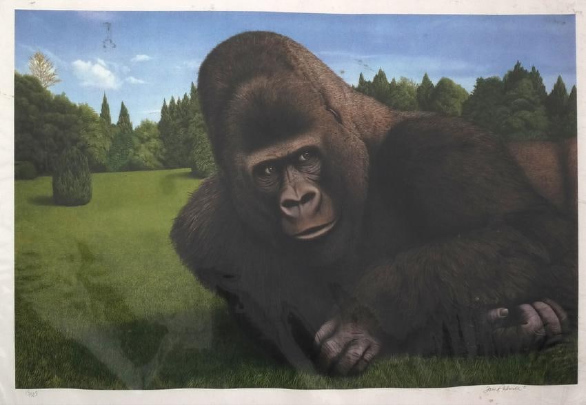 Tom PALMORE: Gorilla Lithograph Print (1 of 4)