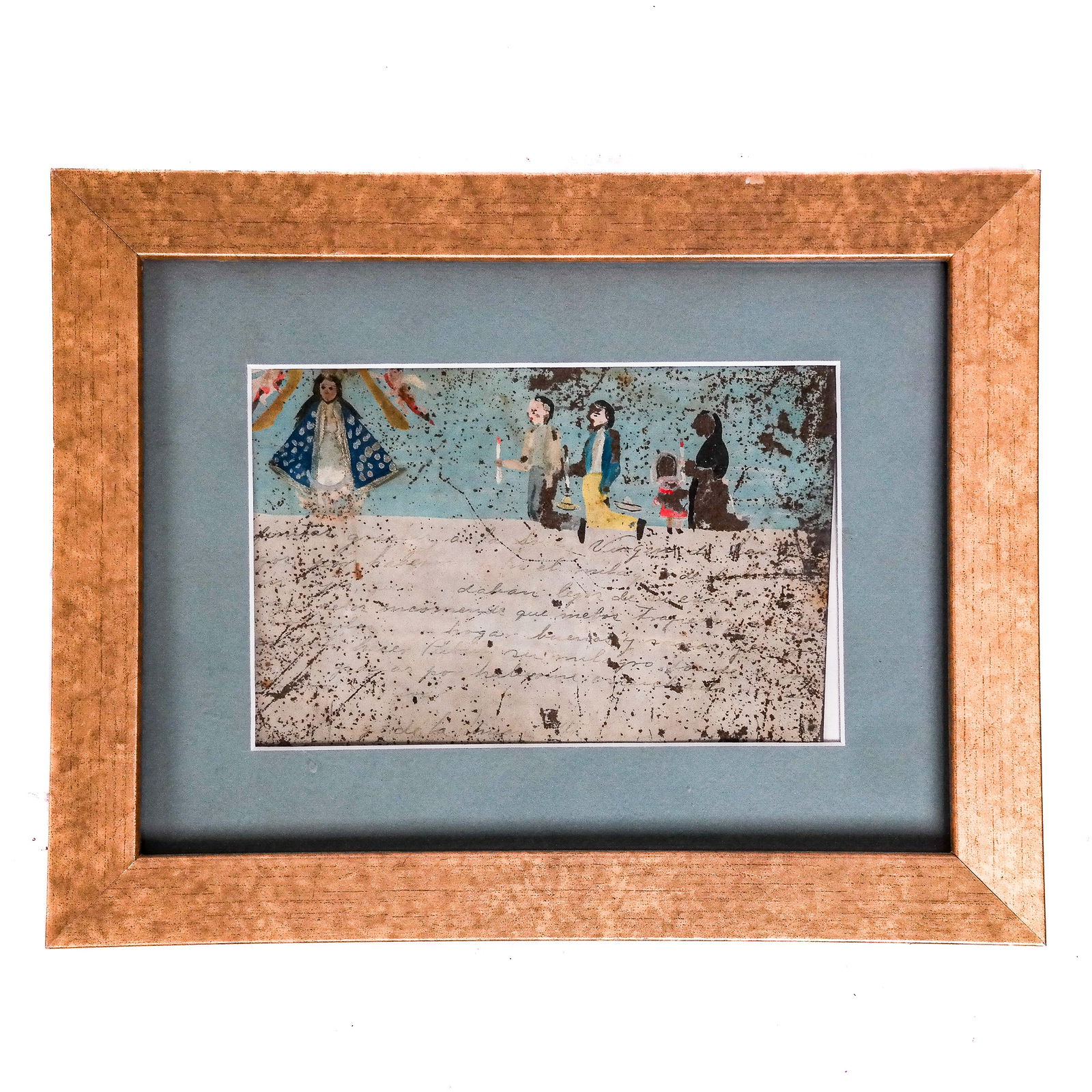 Religious Subject - Mixed Media on Tin (1 of 8)