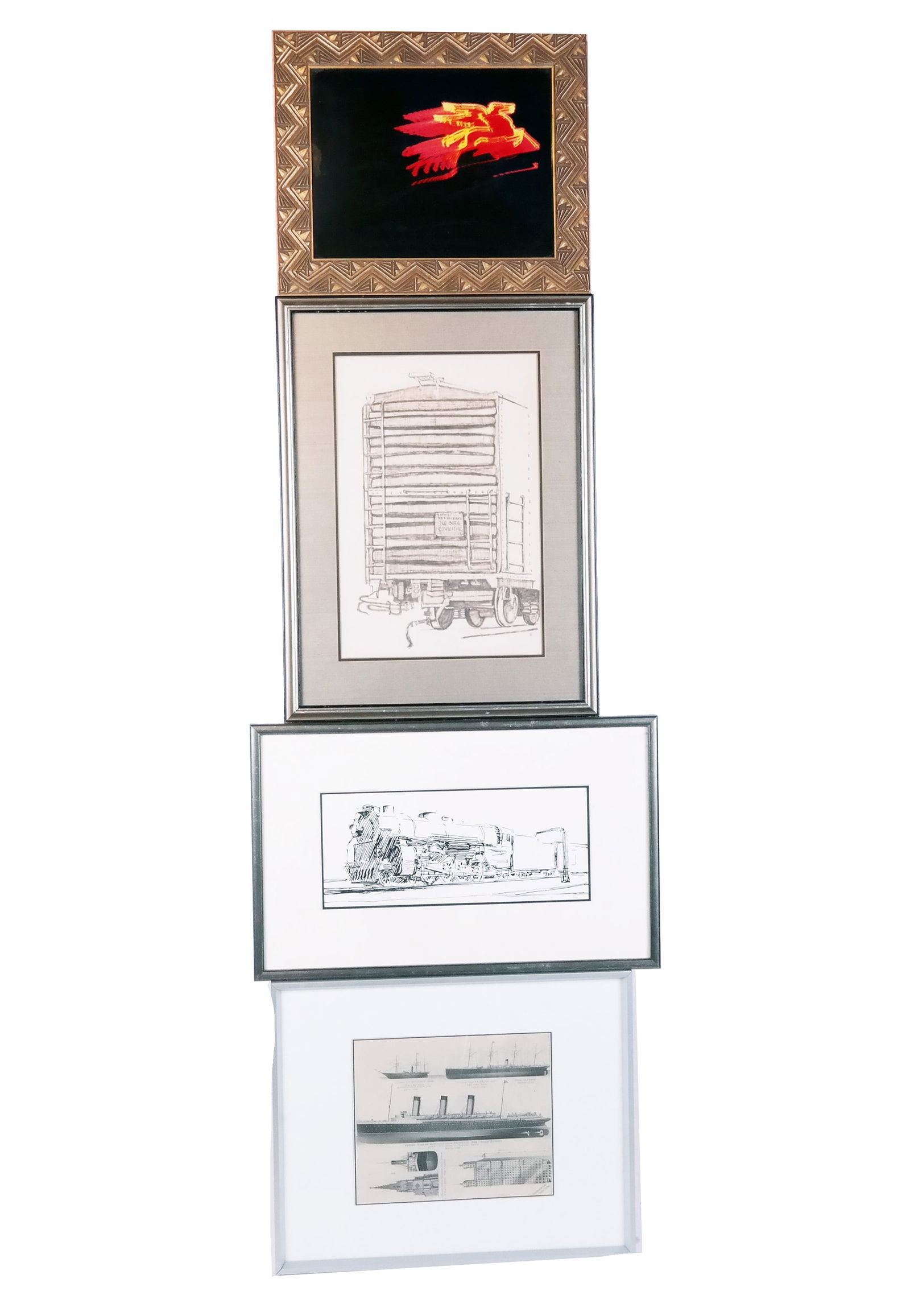Four Framed Art Works (1 of 14)