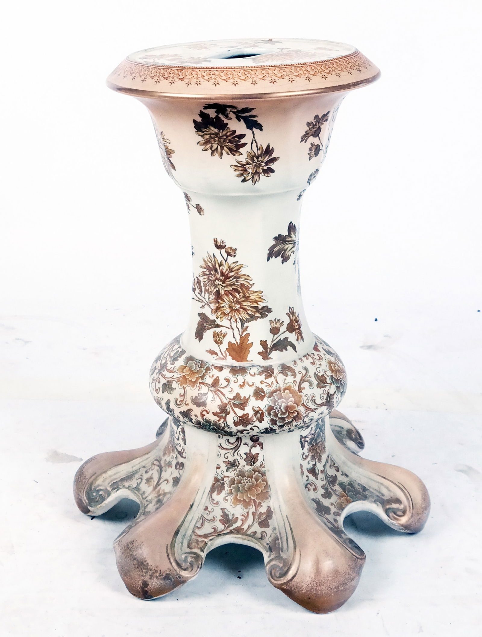 English Victorian Ceramic Plant Stand (1 of 6)