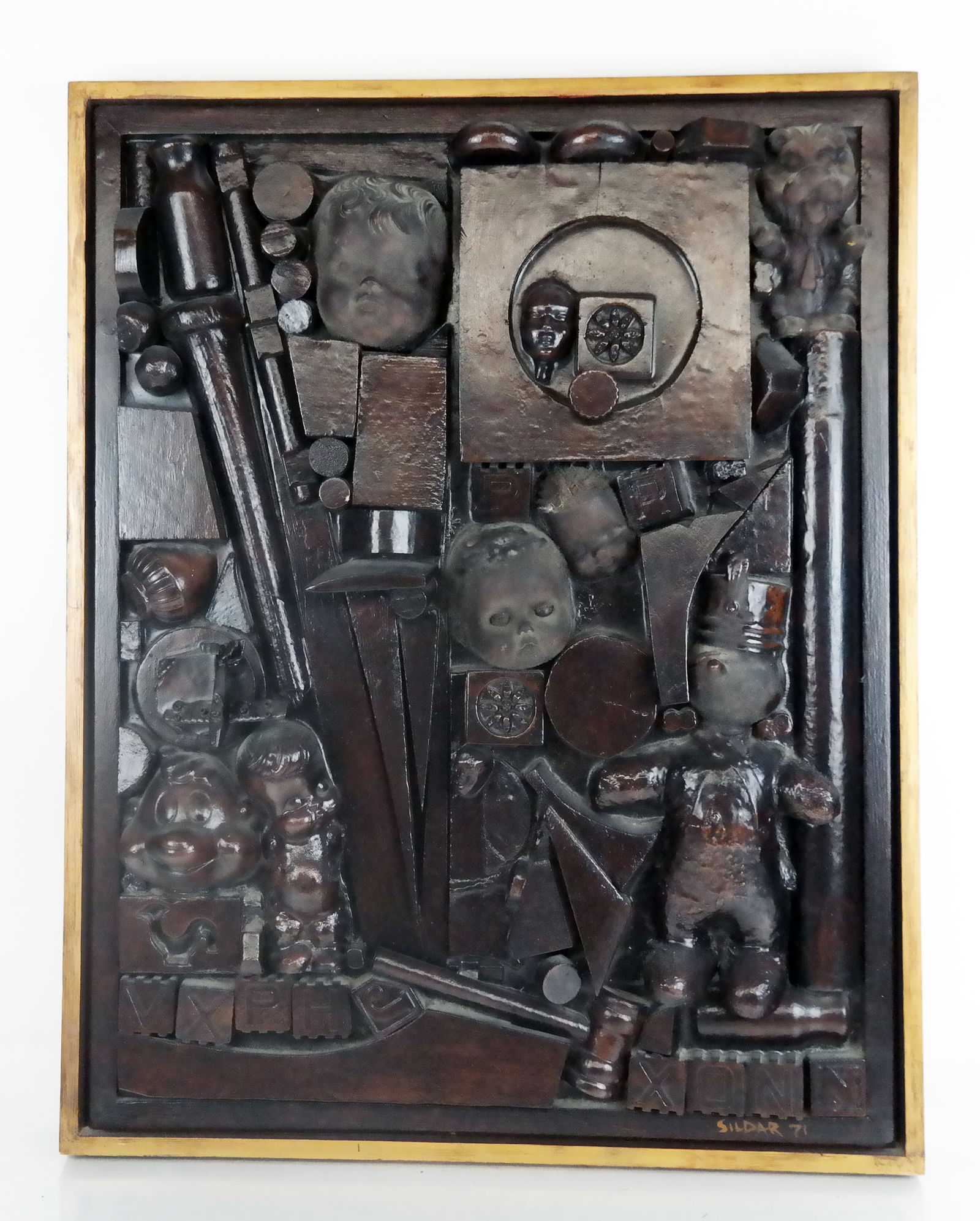 William SILDAR: Whimsical Wood Relief (1 of 9)