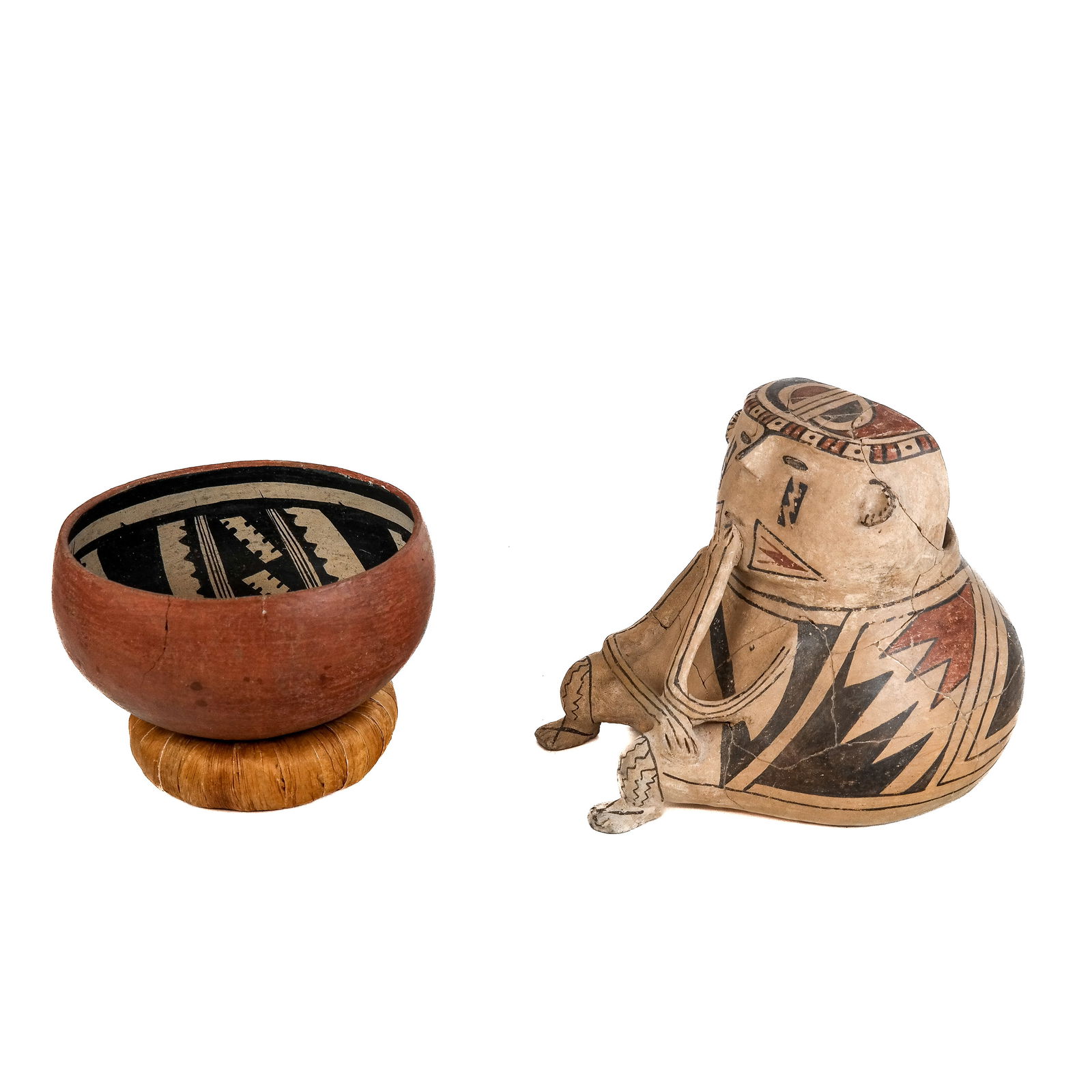 Two Prehistoric Figural Pottery Vessels (1 of 11)