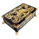 19th Century Italian Pique Inlaid Jewelry Box