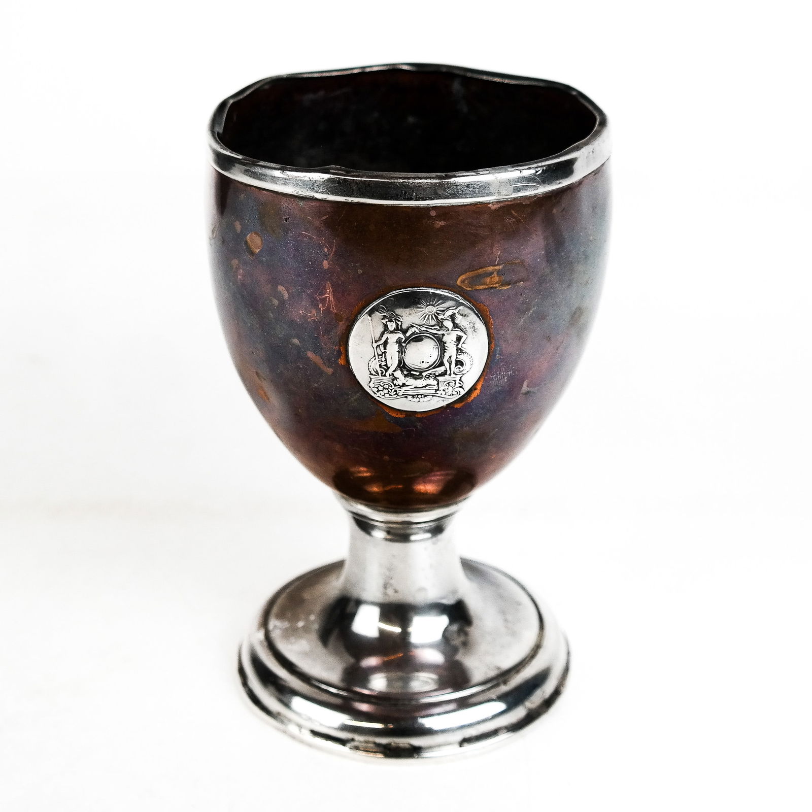 Silver-Mounted Coconut Chalice (1 of 7)
