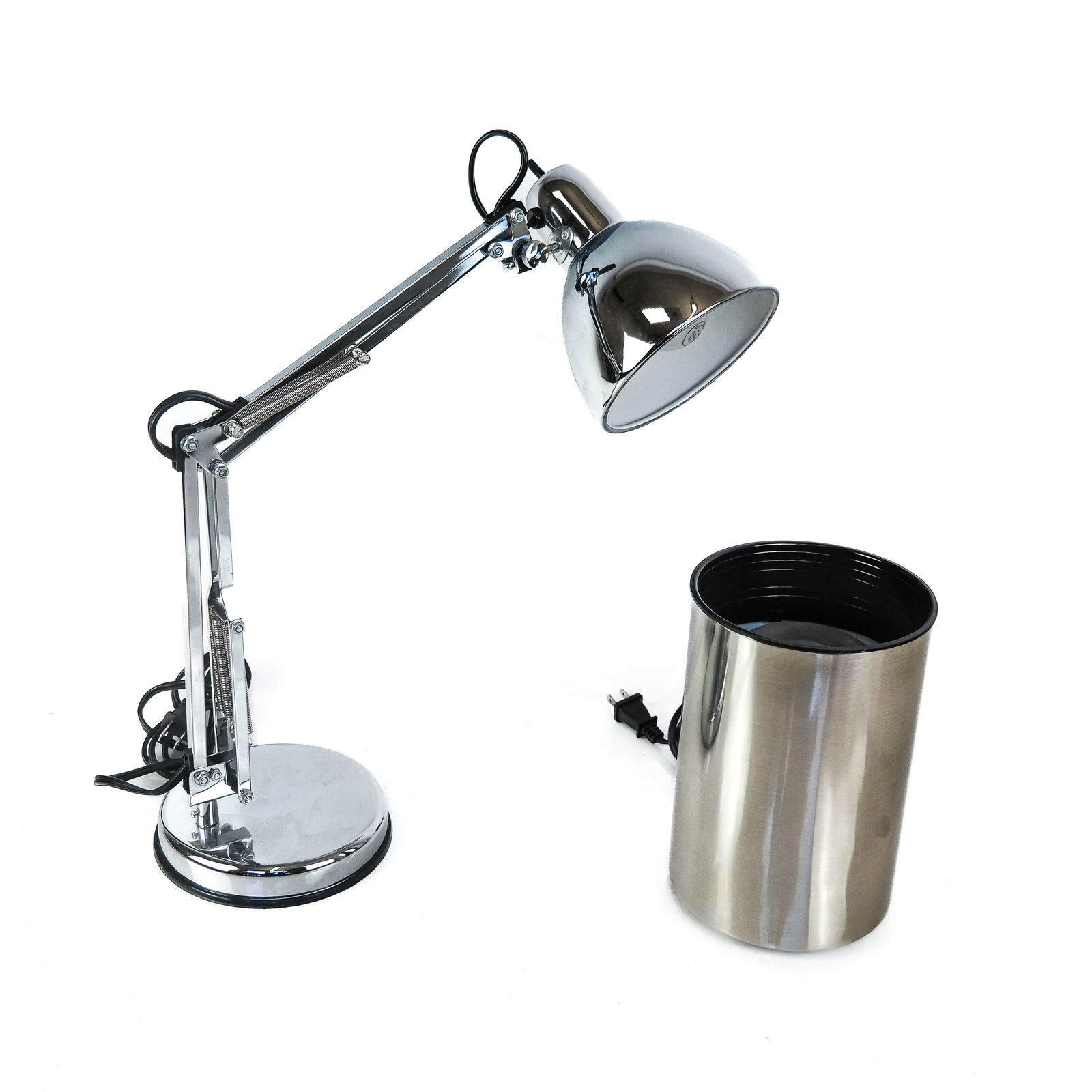 Two Modern Chrome Lamps (1 of 9)