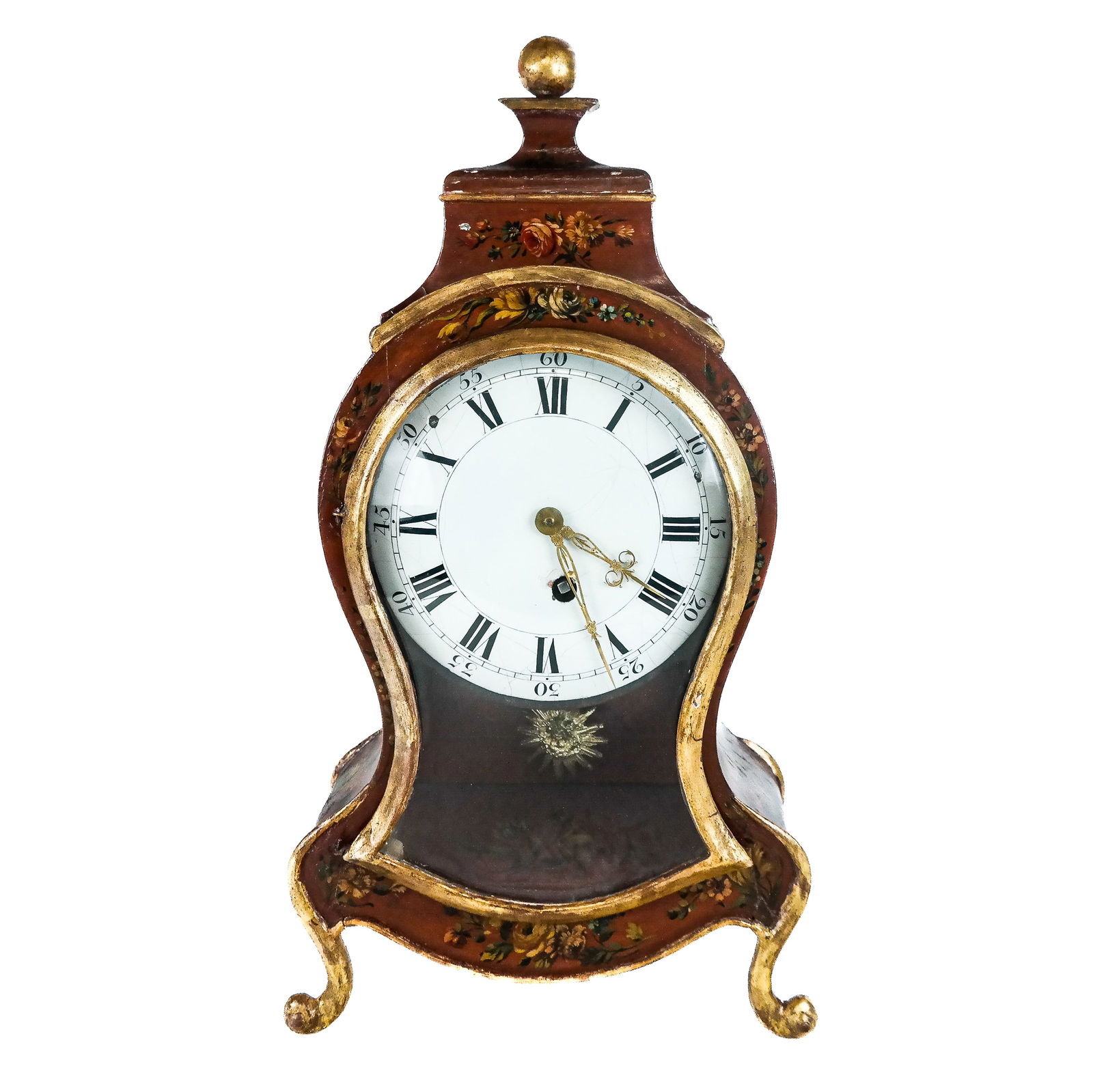 French-Style Decorated Mantel Clock (1 of 13)
