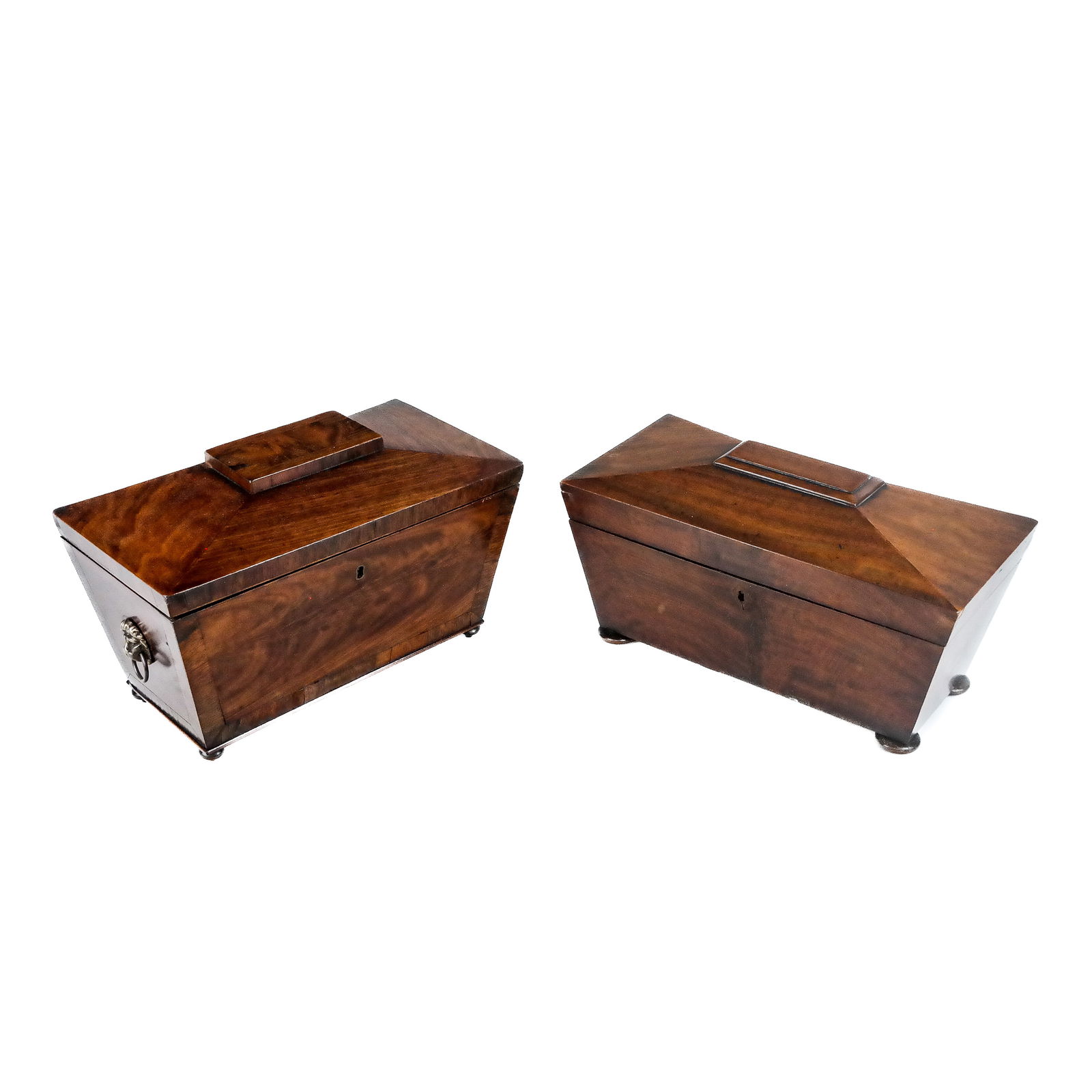 Two Antique Regency Tea Caddies (1 of 9)