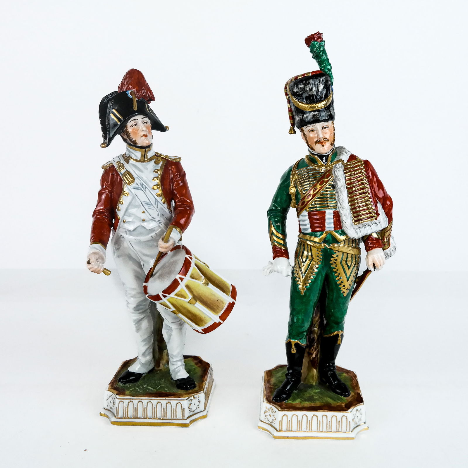 Pair of Capodimonte Porcelain Musicians (1 of 7)