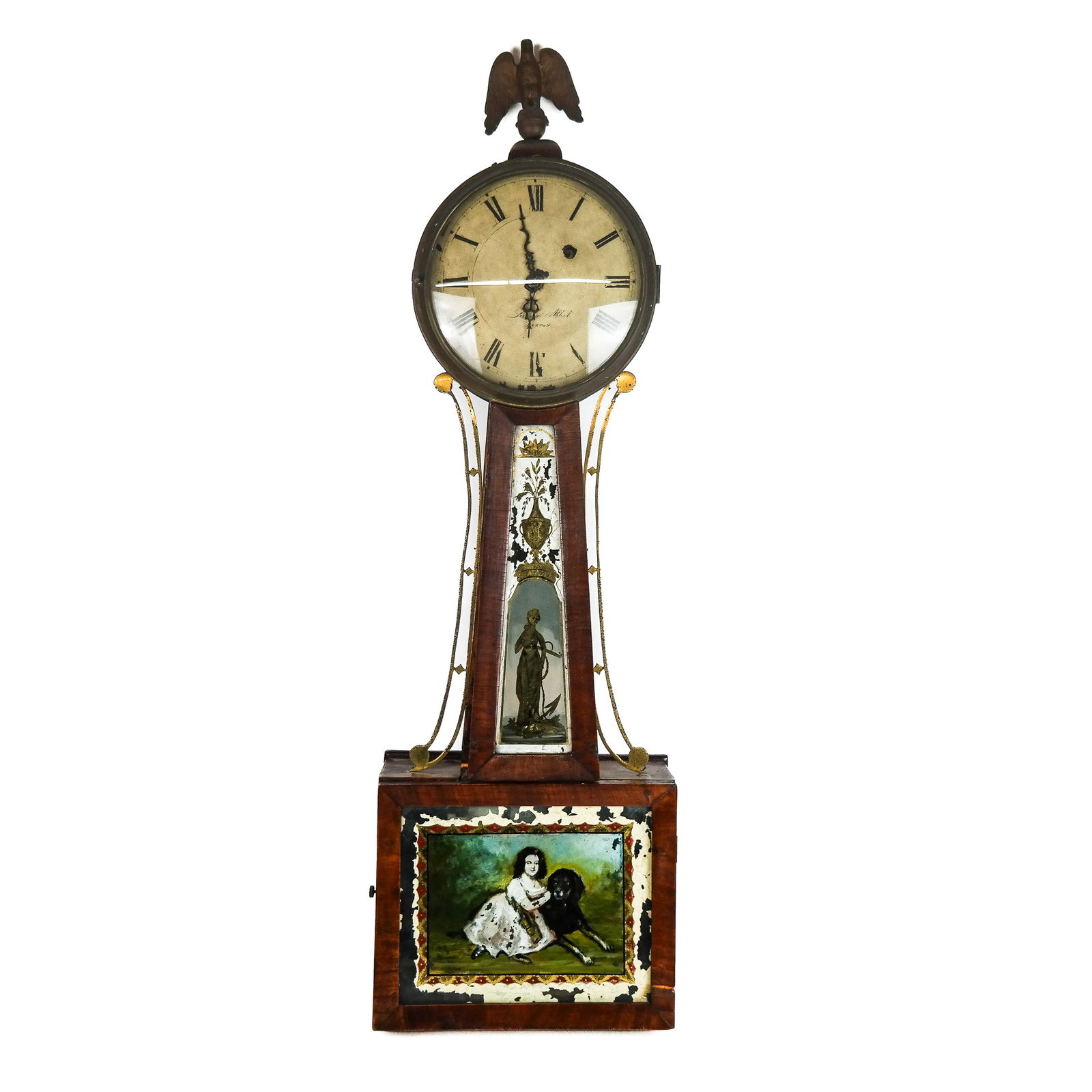 American Samuel Abbott Banjo Clock (1 of 10)